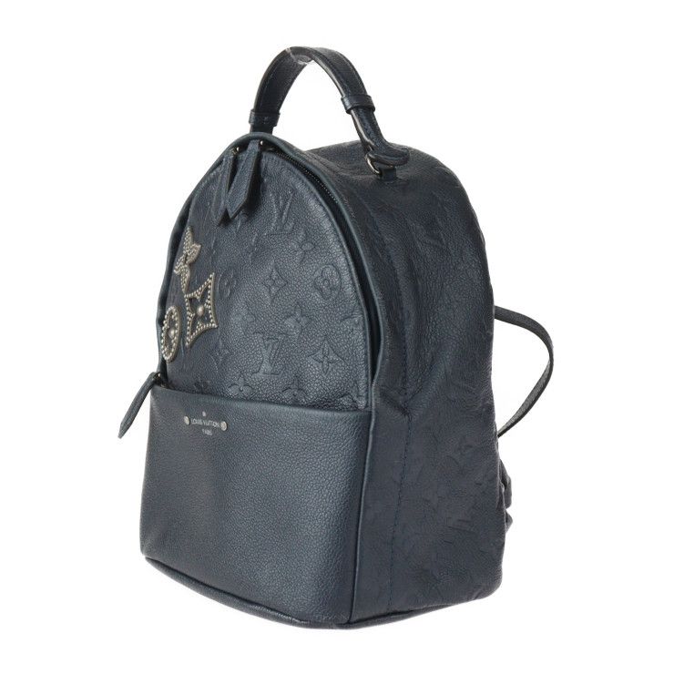 Louis Vuitton Sorbonne Flower Pins Backpack Daypack Leather Metallic — view 2
