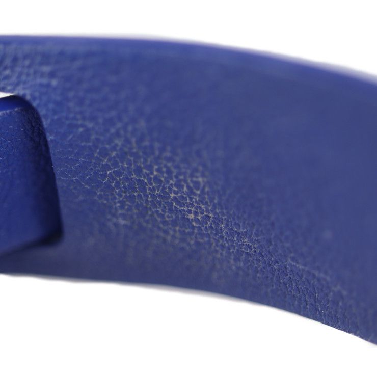 Louis Vuitton Bracelet Spike It M6693 F 17 Leather Blue Gold Hardware — view 6