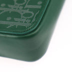 Christian Dior World Tour Messenger Pouch Shoulder Bag 2 Leather Green — view 5