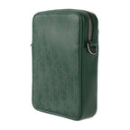 Christian Dior World Tour Messenger Pouch Shoulder Bag 2 Leather Green — view 2