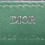 Christian Dior World Tour Messenger Pouch Shoulder Bag 2 Leather Green — view 9