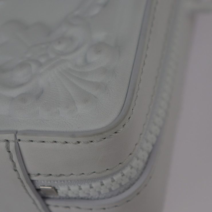 Louis Vuitton Handle Soft Trunk Shoulder Bag Calf Leather Bronze White — view 6