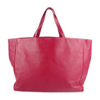 Saint Laurent Paris Vaulisse Tote Bag Leather Suede Fuchsia Pinkish — view 3