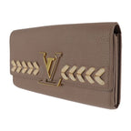 Louis Vuitton Portefeuille Capucines Long Wallet Taurillon Leather Taupe — view 2