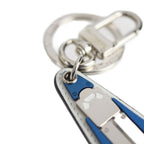 Louis Vuitton Porte Cles Mascot Locket Key Holder Mp2214 Metal Leather Blue — view 3