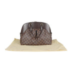Louis Vuitton Salvi Handbag Leather Ebne Brown Damier Canvas Viton — view 9