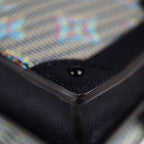 Louis Vuitton Petite Mal Shoulder Bag Leather Blue Black — view 5