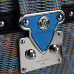 Louis Vuitton Petite Mal Shoulder Bag Leather Blue Black — view 7