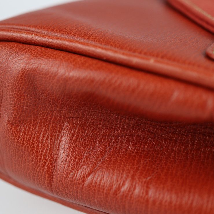 Loewe Clutch Bag Leather Red Velazquez Twisted Second Vermillion — view 7