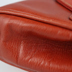 Loewe Clutch Bag Leather Red Velazquez Twisted Second Vermillion — view 7