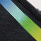 Louis Vuitton Mini Soft Trunk Shoulder Bag Taiga Leather Black Rainbow — view 5