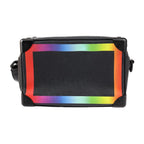 Louis Vuitton Mini Soft Trunk Shoulder Bag Taiga Leather Black Rainbow — view 3