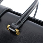 Prada Handbag B2725 C Box Calf Black Yellow Gold Hardware Turnlock — view 7
