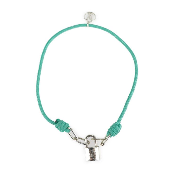 Louis Vuitton Bracelet Silver Lock It Virgil Abloh 925 — view 4