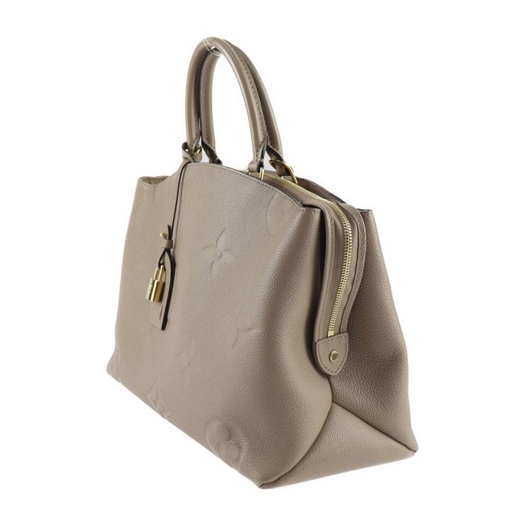 Louis Vuitton Grand Palais MM Handbag Leather Tortolaire Gold Hardware — view 2