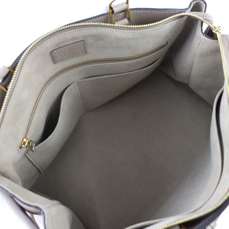 Louis Vuitton Grand Palais MM Handbag Leather Tortolaire Gold Hardware — view 8