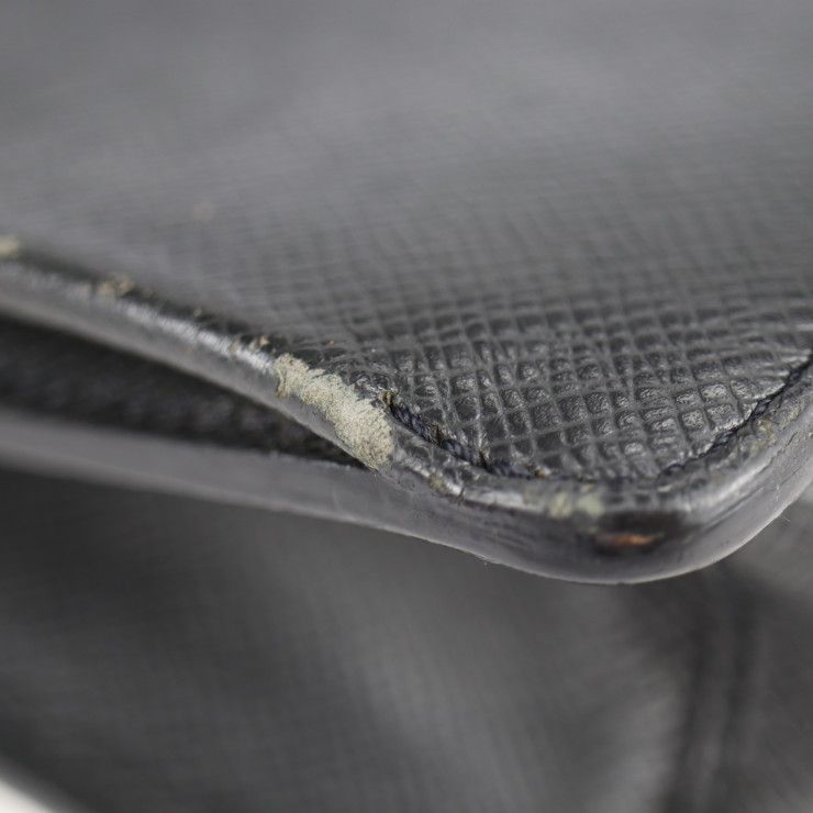 Louis Vuitton Robusto 1 Business Bag Leather Ardoise Black Hardware — view 8