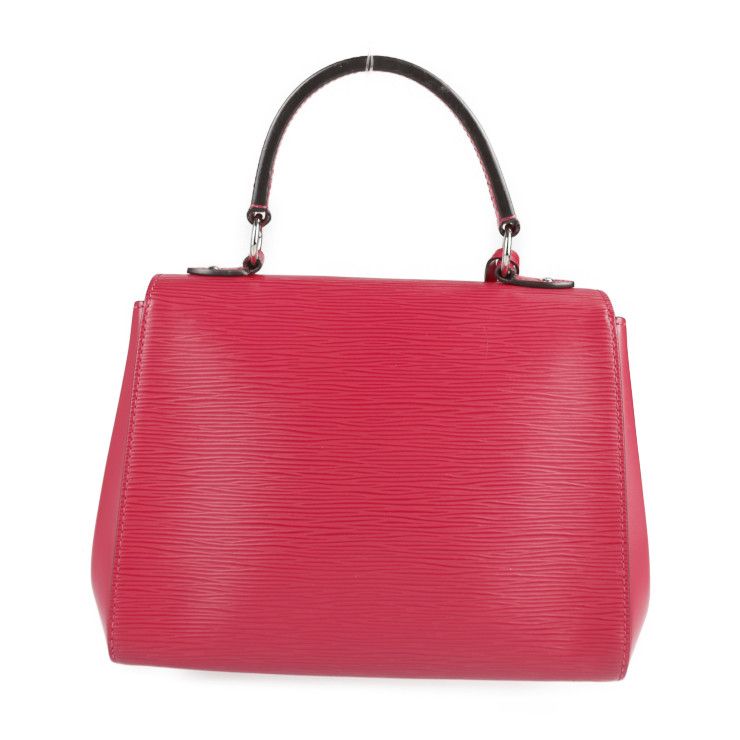 Louis Vuitton Cluny BB Handbag Leather Hot Pink Epi 2-Way Shoulder Bag — view 3