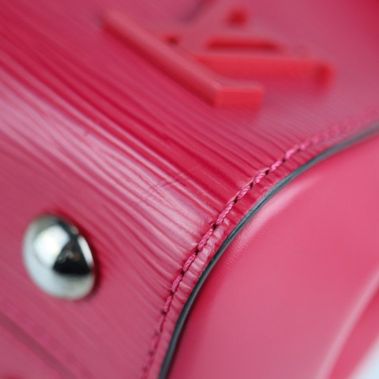 Louis Vuitton Cluny BB Handbag Leather Hot Pink Epi 2-Way Shoulder Bag — view 6