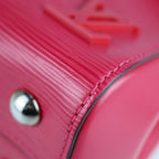 Louis Vuitton Cluny BB Handbag Leather Hot Pink Epi 2-Way Shoulder Bag — view 6