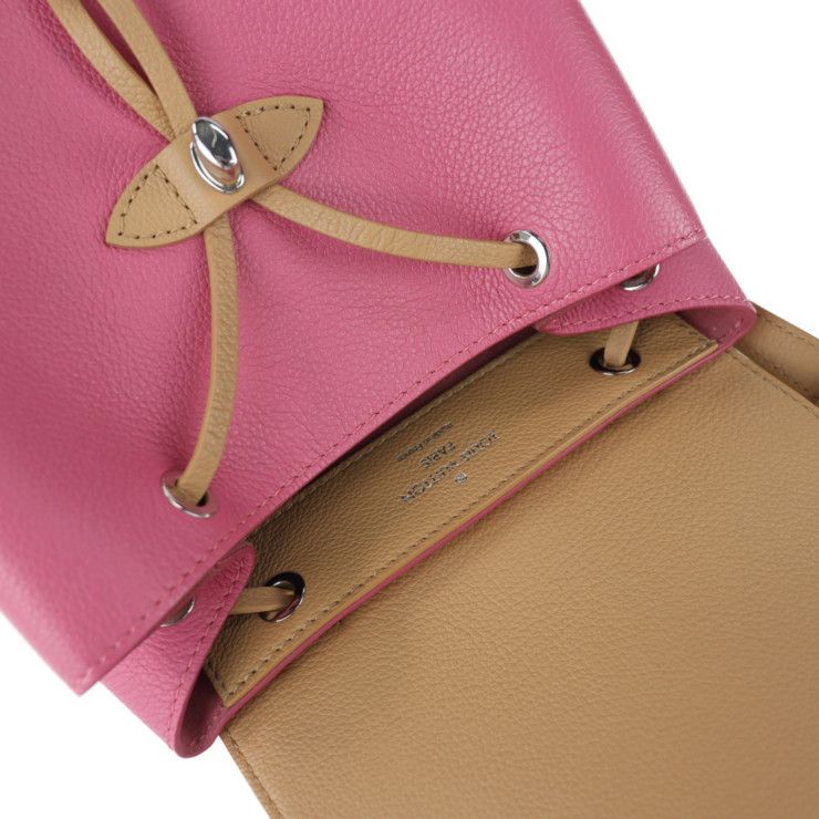 Louis Vuitton Lock Me Backpack Daypack Leather Blossom Pinkish Beige — view 7