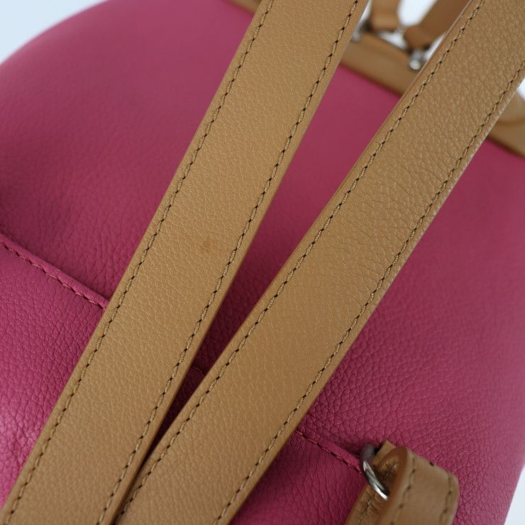 Louis Vuitton Lock Me Backpack Daypack Leather Blossom Pinkish Beige — view 6