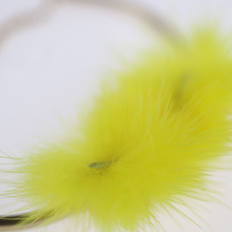 Fendi Bracelet Metal Fur Gold Yellow Monster Eye Bangle — view 6