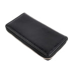 Gucci Long Wallet Leather Black Gold Hardware Silver Interlockin — view 5