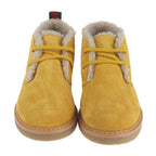 Gucci Boots Suede Mustard Yellowish Angry Cat UFO — view 4