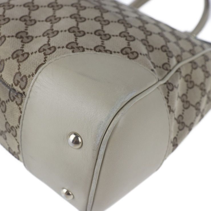 Gucci Tote Bag GG Canvas Beige Sherry Line Handbag — view 6