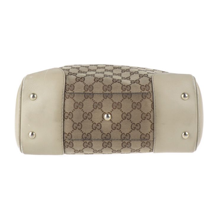 Gucci Tote Bag GG Canvas Beige Sherry Line Handbag — view 4