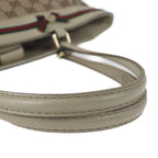 Gucci Tote Bag GG Canvas Beige Sherry Line Handbag — view 8