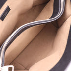 Louis Vuitton Svres Handbag Leather Black Silver Hardware Monogram — view 9