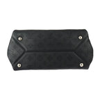 Louis Vuitton Svres Handbag Leather Black Silver Hardware Monogram — view 4