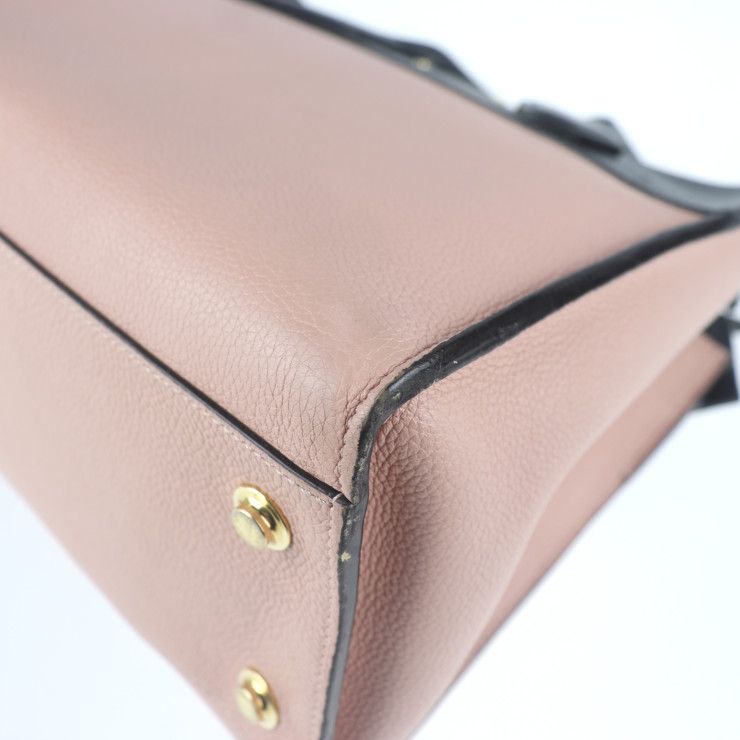 Louis Vuitton City Steamer MM Handbag Taurillon Leather Magnolia Pinkish — view 6