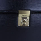 Loewe Briefcase Business Bag 13-50.70.002-1579 Leather Black Gold Hardware — view 7