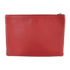 Gucci Clutch Bag Leather Red Animalier Second Taiga Angry Cat — view 3