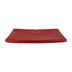 Gucci Clutch Bag Leather Red Animalier Second Taiga Angry Cat — view 4