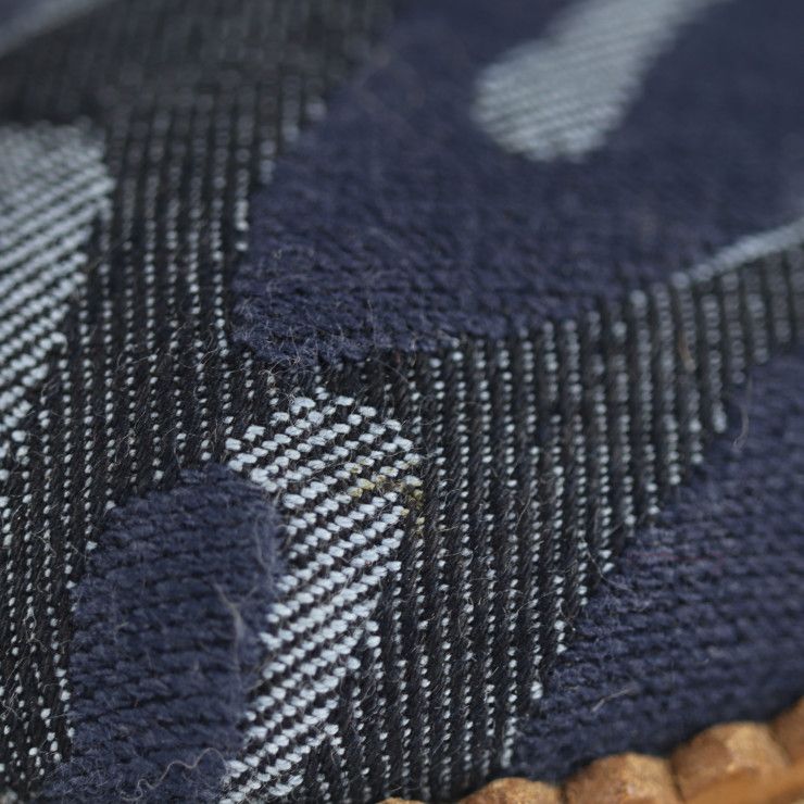 Louis Vuitton Boots Denim Navy Shoes Half Leopard Pattern Reference — view 9