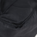 Prada Shoulder Bag B8994 Nylon Leather Black Silver Hardware VELA Triangle Logo — view 6