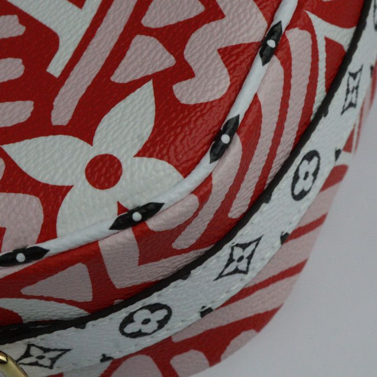 Louis Vuitton Bowat Chapeau Supre Crafty Shoulder Bag Red Pink — view 5