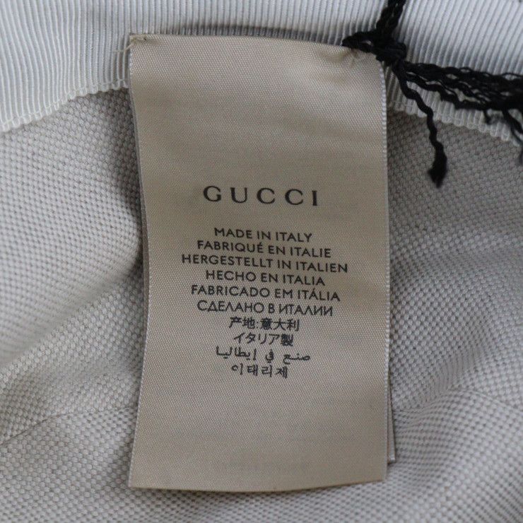 Gucci Bucket Hat GG Canvas Leather Black Beige — view 7