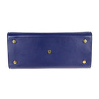 Saint Laurent Sac de Jour Handbag Leather Blue 2-Way — view 4
