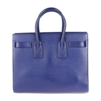 Saint Laurent Sac de Jour Handbag Leather Blue 2-Way — view 3