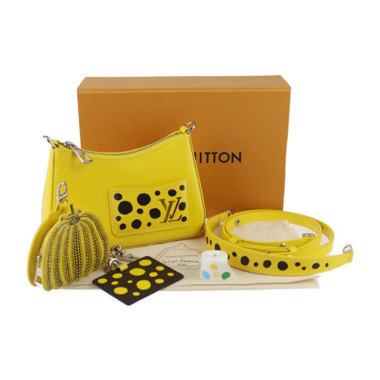Louis Vuitton Lvxyk Marelini Handbag Epi Leather Jeanne Black Yayoi Kusama — view 8