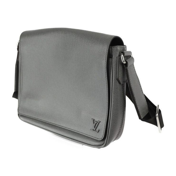 Louis Vuitton District PM NV3 Messenger Bag Leather Glacier Gray Silver — view 2