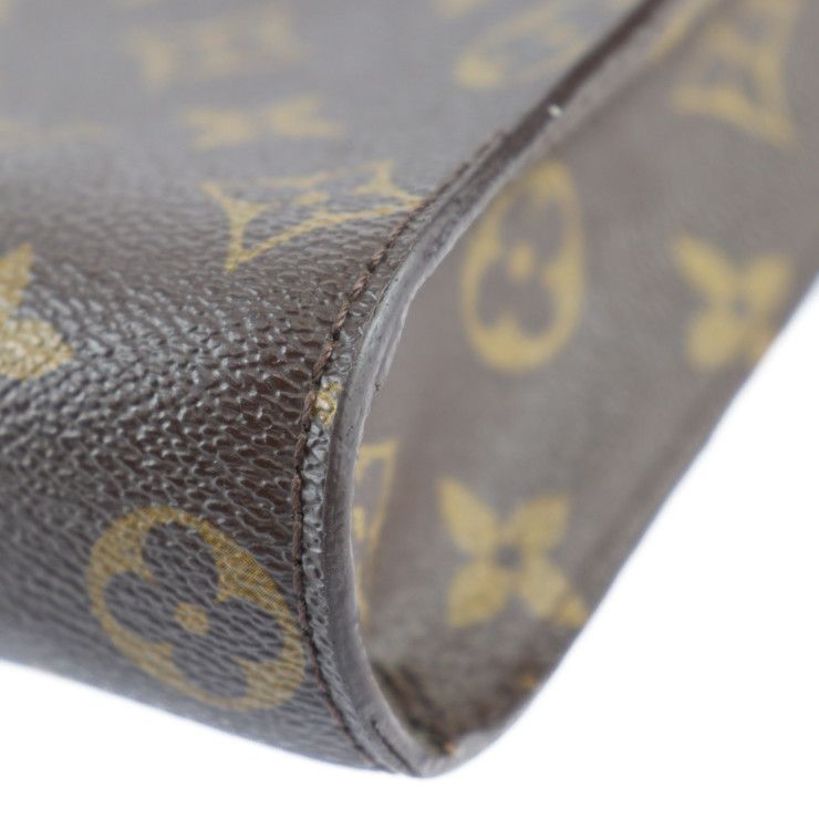 Louis Vuitton Portfolio Second Bag Leather Brown Black Silver — view 7