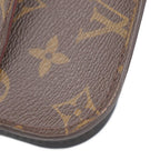 Louis Vuitton Portfolio Second Bag Leather Brown Black Silver — view 8