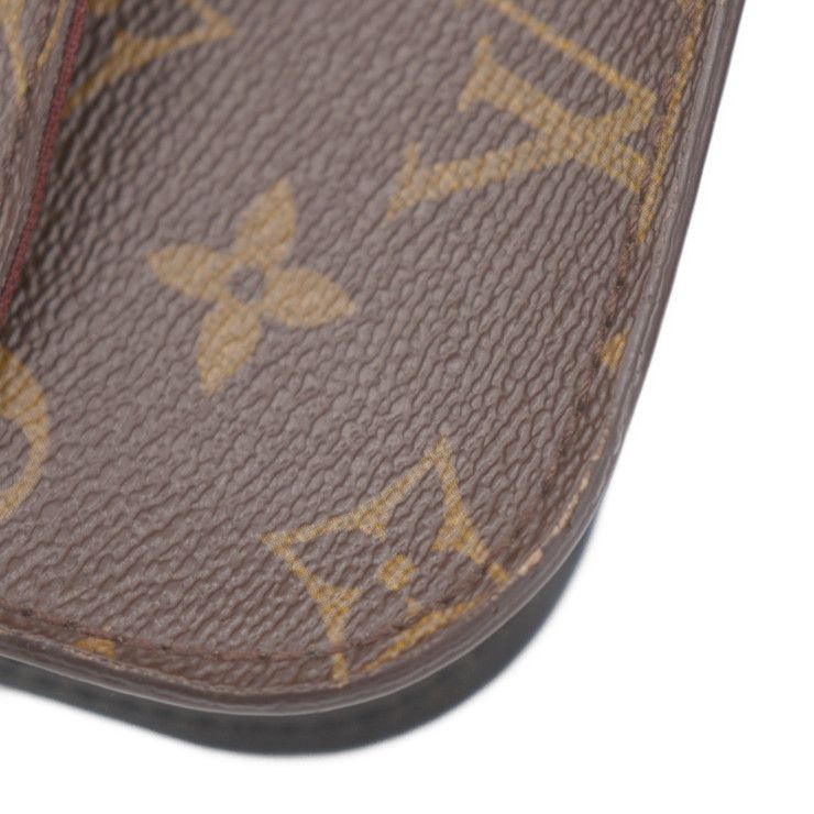 Louis Vuitton Portfolio Second Bag Leather Brown Black Silver — view 8
