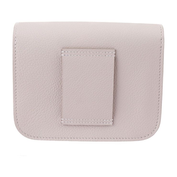 Hermes Constance Slim Pouch Evercolor Mauve Pale Silver Hardware Compact — view 3